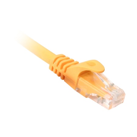 Cat5E Utp 350Mhz Snagless Molded Patch Cord - 1 Ft, Yellow